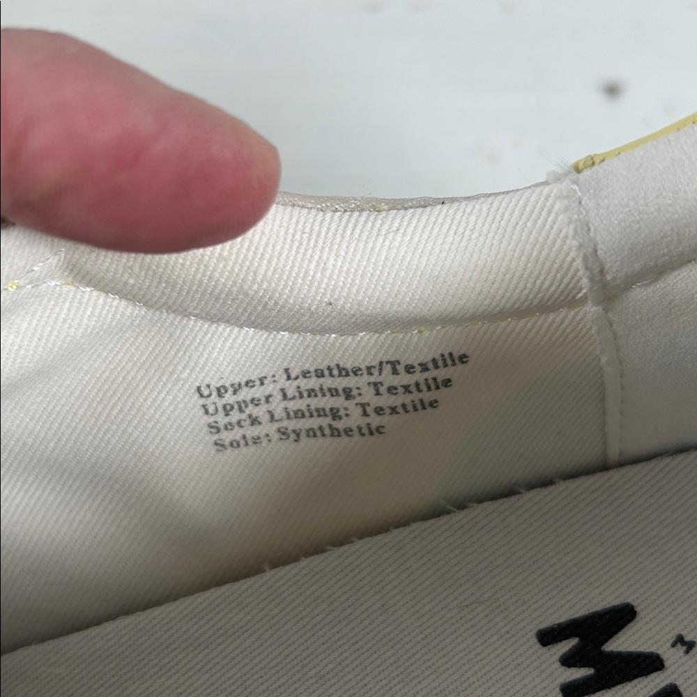 Madewell NWOT Kickoff Trainer Sneaker Yellow Tan Athletic Madewell Shoe Size 7 - Picture 4 of 14